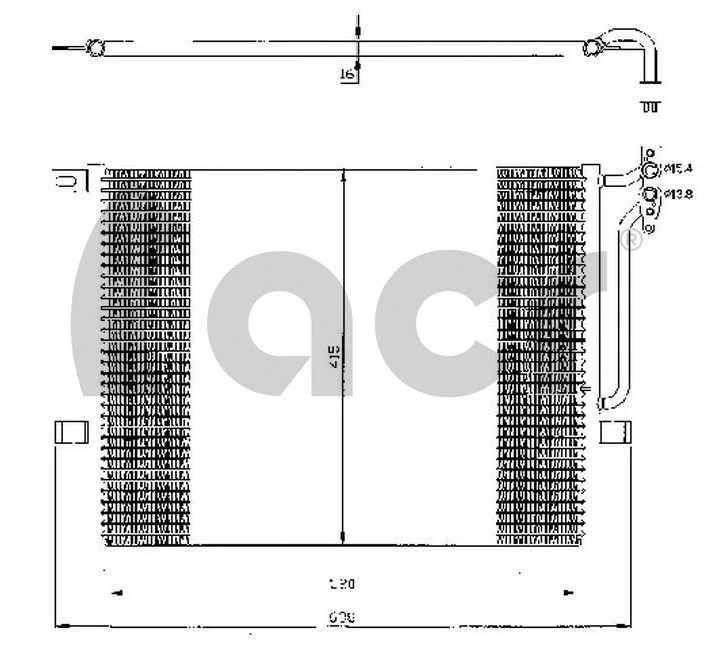 Condenseur, climatisation ACR 300435