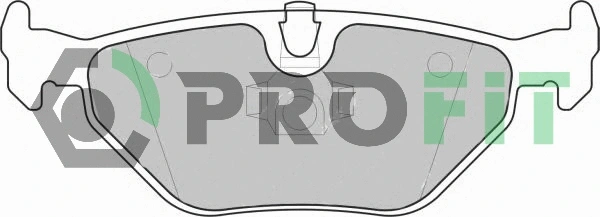 Kit de plaquettes de frein, frein à disque PROFIT 5000-1301 C
