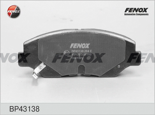 Kit de plaquettes de frein, frein à disque FENOX BP43138