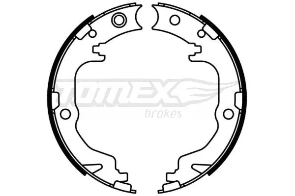 Jeu de mâchoires de frein TOMEX Brakes TX 22-60