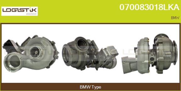 Turbocompresseur, suralimentation LGK 070083018LKA