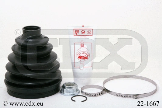 Jeu de joints-soufflets, arbre de commande CDX 22-1667