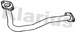 Tuyau d'échappement KLARIUS 301716