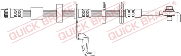 Flexible de frein QUICK BRAKE 50.726X