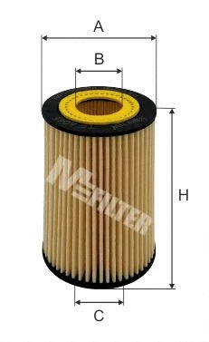 Filtre à huile MFILTER TE 4045