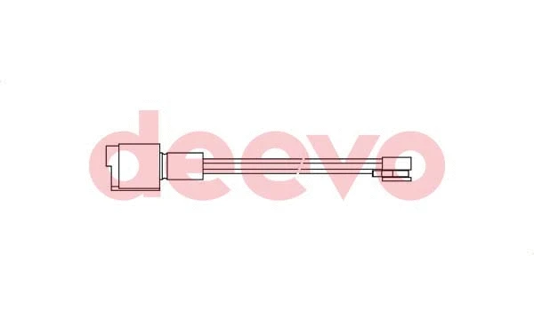 Contact d'avertissement, usure des plaquettes de frein DEEVO BW10320