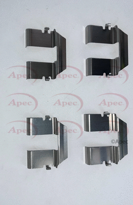 Kit d'accessoires, plaquette de frein à disque APEC KIT1395