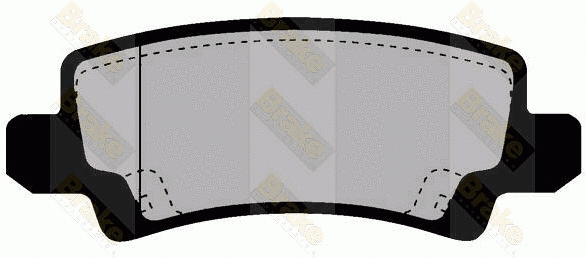Kit de plaquettes de frein, frein à disque Brake ENGINEERING PA1554