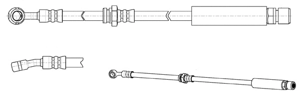 Flexible de frein CEF 512609