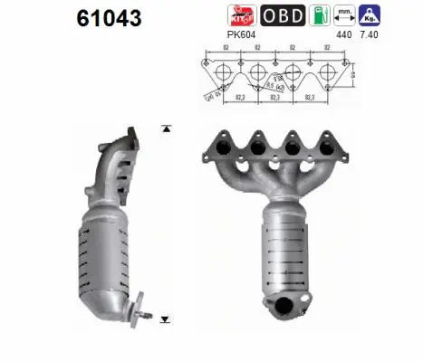 Catalyseur AS 61043