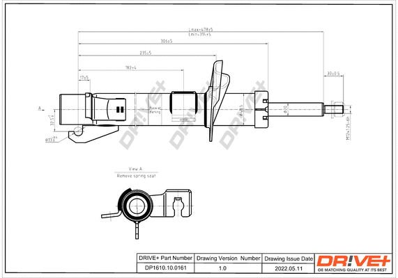 Amortisseur Dr!ve+ DP1610.10.0161