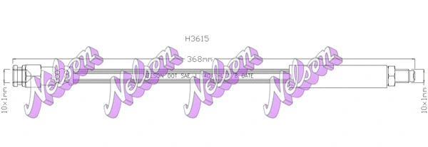 Flexible de frein KAWE H3615