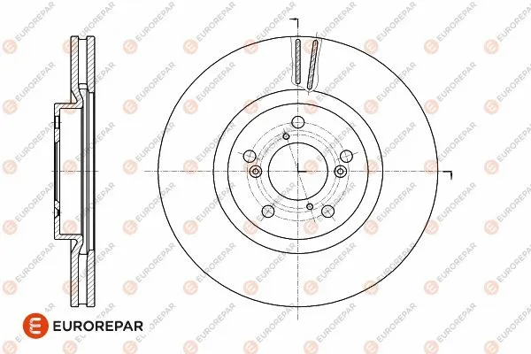 Disque de frein EUROREPAR 1642781080