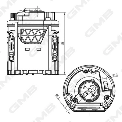 unité d'alimentation de carburant GMB GFPS-032A