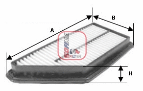 Filtre à air SOFIMA S 3337 A