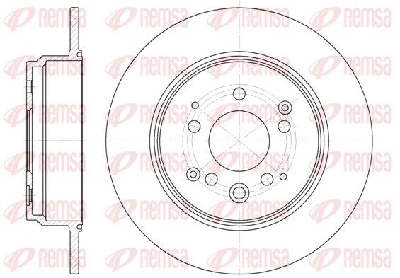 Disque de frein REMSA 61157.00