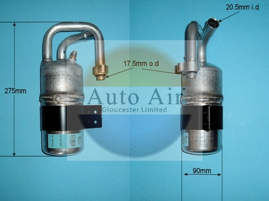 Filtre déshydratant, climatisation AUTO AIR GLOUCESTER 31-3413