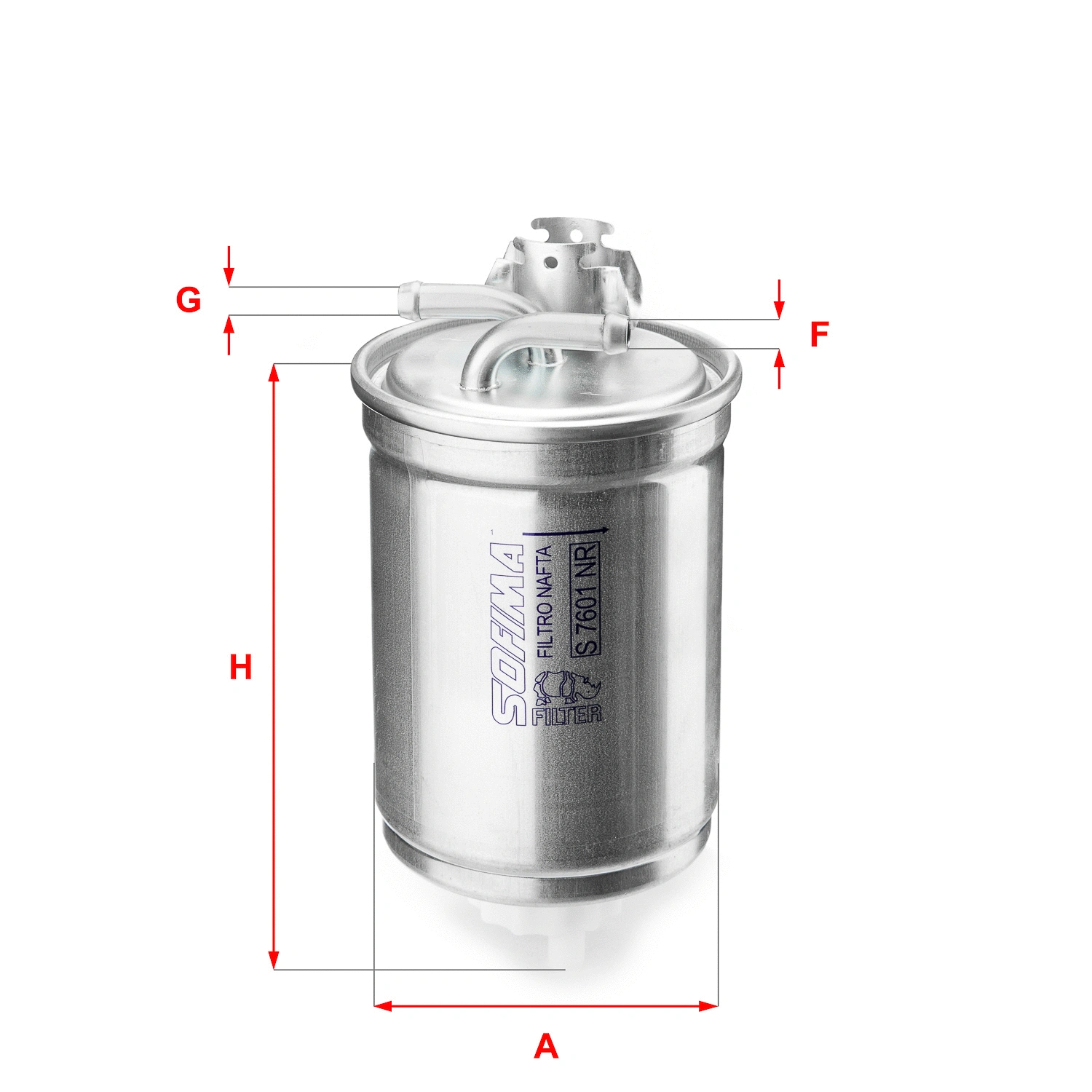 Filtre à carburant SOFIMA S 7601 NR