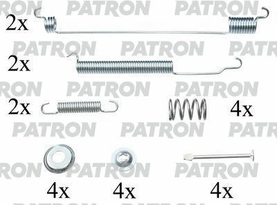 Kit d'accessoires, mâchoire de frein PATRON PSRK0178