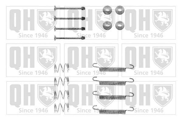 Kit d'accessoires, mâchoires de frein de stationnement QUINTON HAZELL BFK316