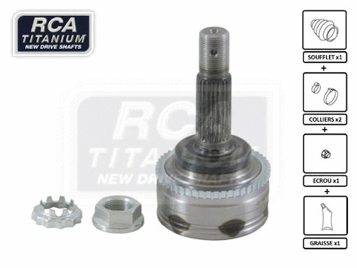 Jeu de joints, arbre de transmission RCA FRANCE TO31A