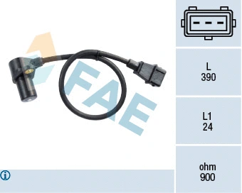 Capteur d'angle, vilebrequin FAE 79052