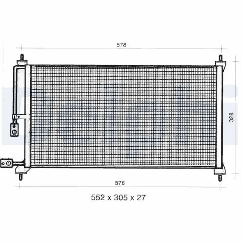 Condenseur, climatisation DELPHI TSP0225281