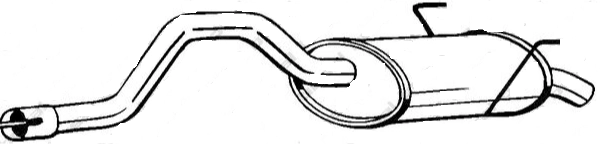 Silencieux arrière Vellerand 14321