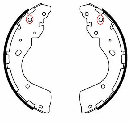 Jeu de mâchoires de frein FIT FT2095