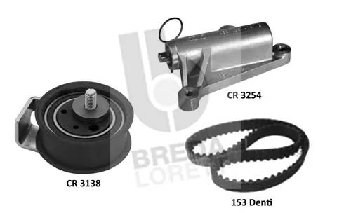 Kit de courroie crantée BREDA LORETT KCD0725
