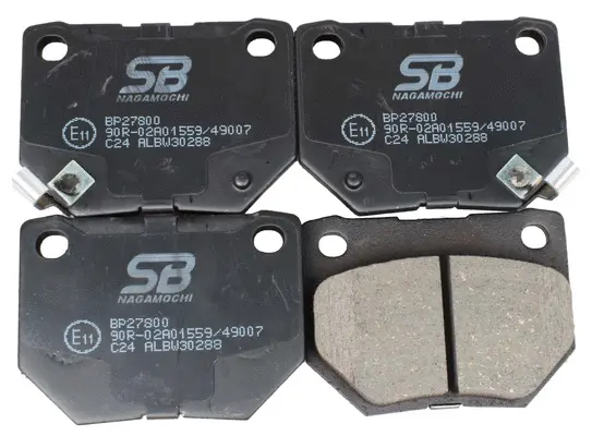 Kit de plaquettes de frein, frein à disque SB BP27800
