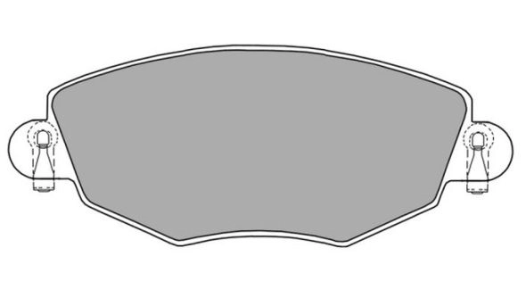 Kit de plaquettes de frein, frein à disque FREMAX FBP-1196