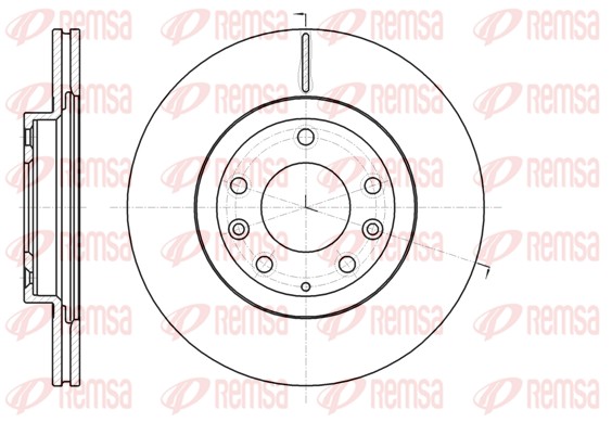 Disque de frein REMSA 61215.10