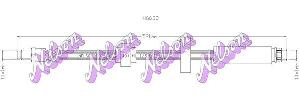Flexible de frein KAWE H6633