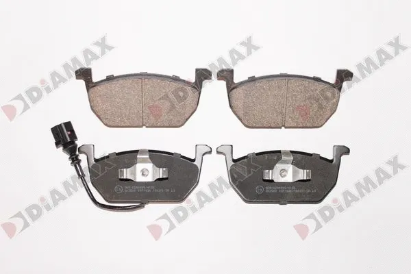 Kit de plaquettes de frein, frein à disque DIAMAX N09815