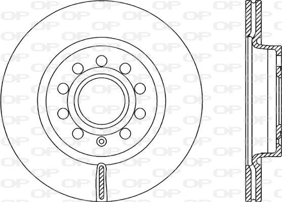 Disque de frein OPEN PARTS BDR2150.20