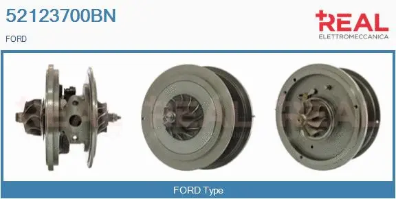 Groupe carter, turbocompresseur REAL 52123700BN