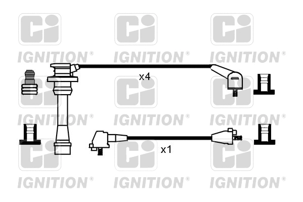 Kit de câbles d'allumage QUINTON HAZELL XC640