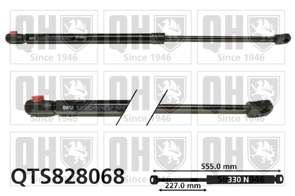 Vérin, capot-moteur QUINTON HAZELL QTS828068