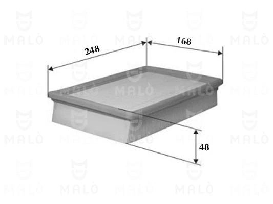 Filtre à air AKRON-MALÒ 1500509