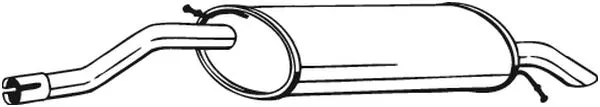 Silencieux arrière BOSAL 278-527