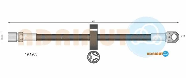 Flexible de frein ADRIAUTO 19.1205