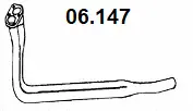 Tuyau d'échappement NOVAK 06.147