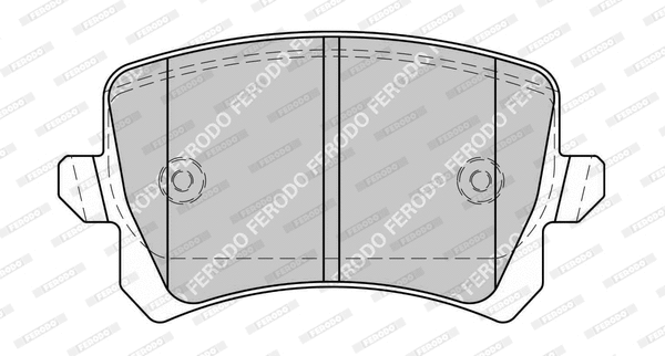 Kit de plaquettes de frein, frein à disque FERODO FDB4895-D