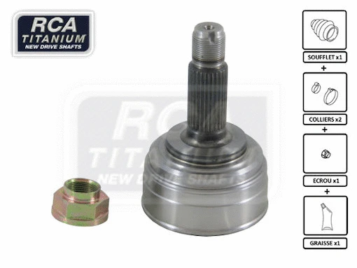 Jeu de joints, arbre de transmission RCA FRANCE HO21