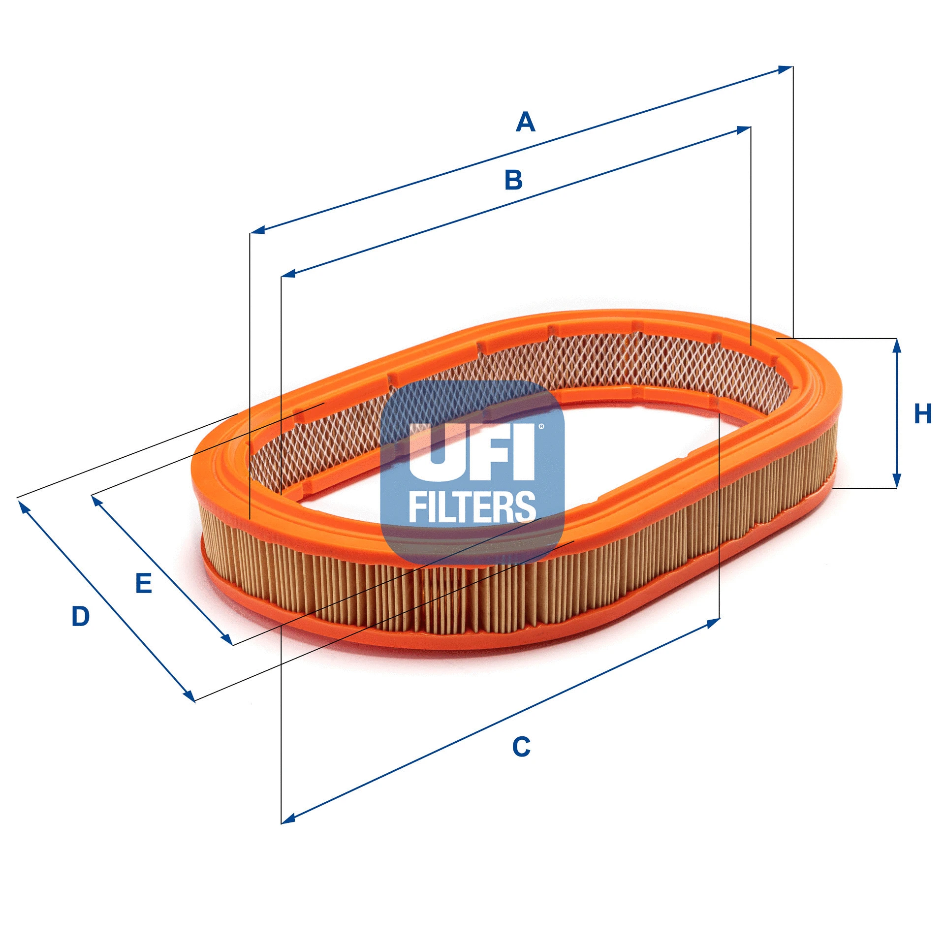 Filtre à air UFI 27.076.00