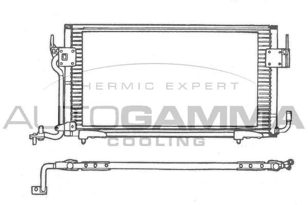 Condenseur, climatisation AUTOGAMMA 101595