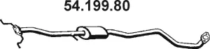 Silencieux central EBERSPÄCHER 54.199.80