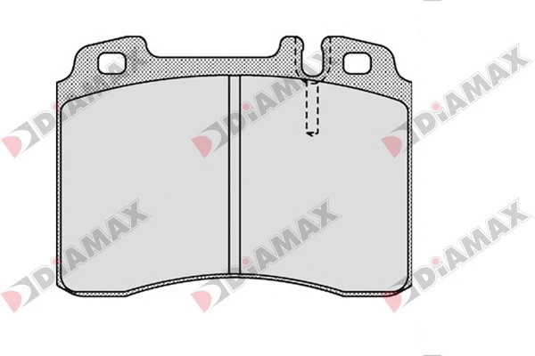 Kit de plaquettes de frein, frein à disque DIAMAX N09336