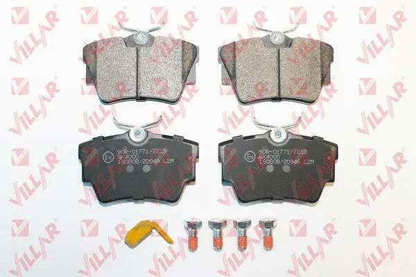 Kit de plaquettes de frein, frein à disque VILLAR 626.0946K